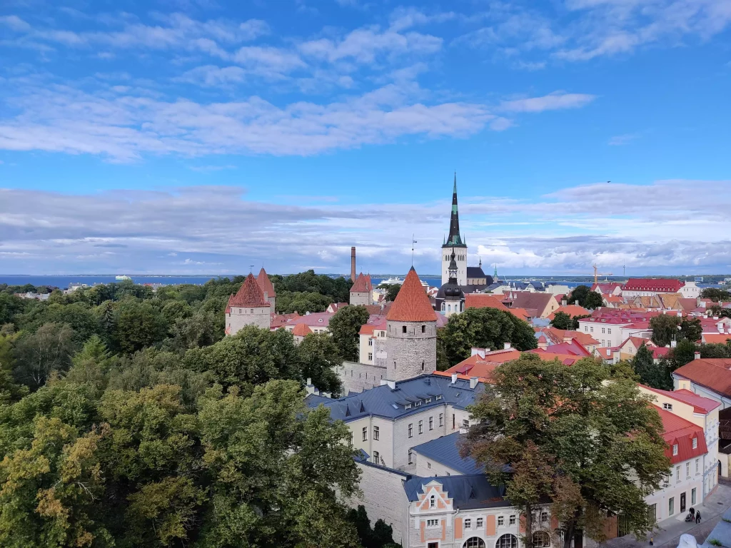 Ville haute Tallinn pays Baltes