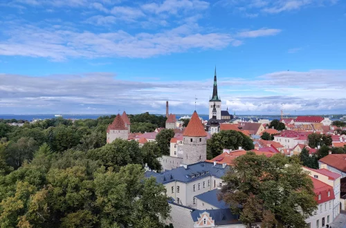 Ville haute Tallinn pays Baltes