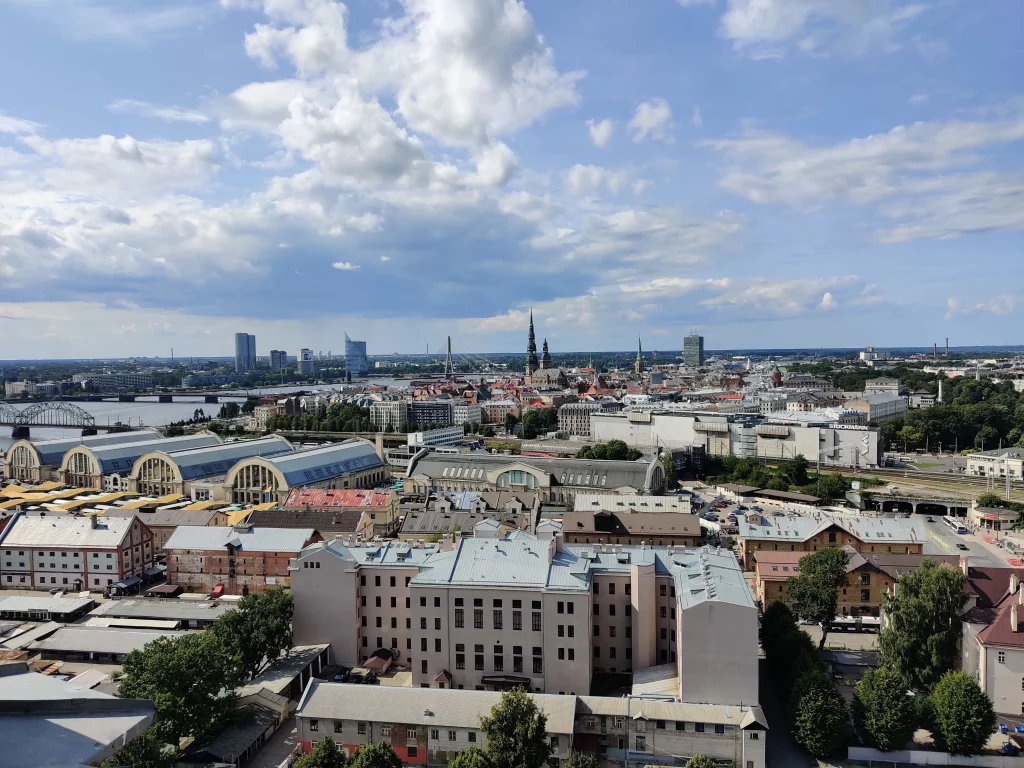 Vue depuis tour Riga