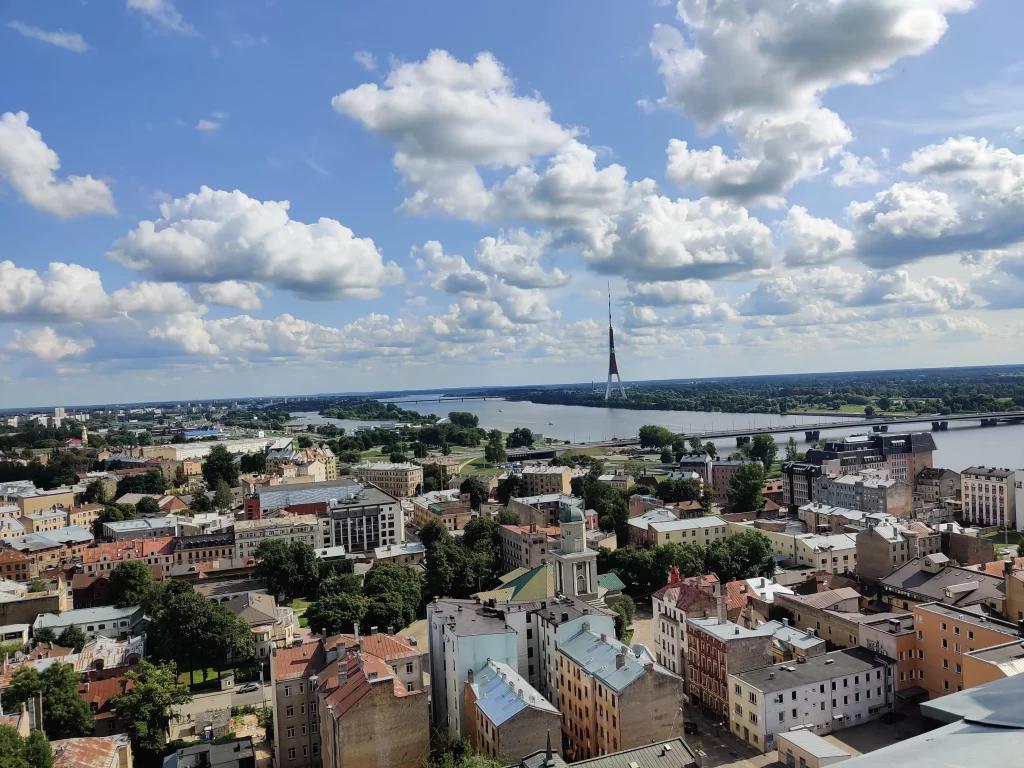 Vue depuis tour Riga 2