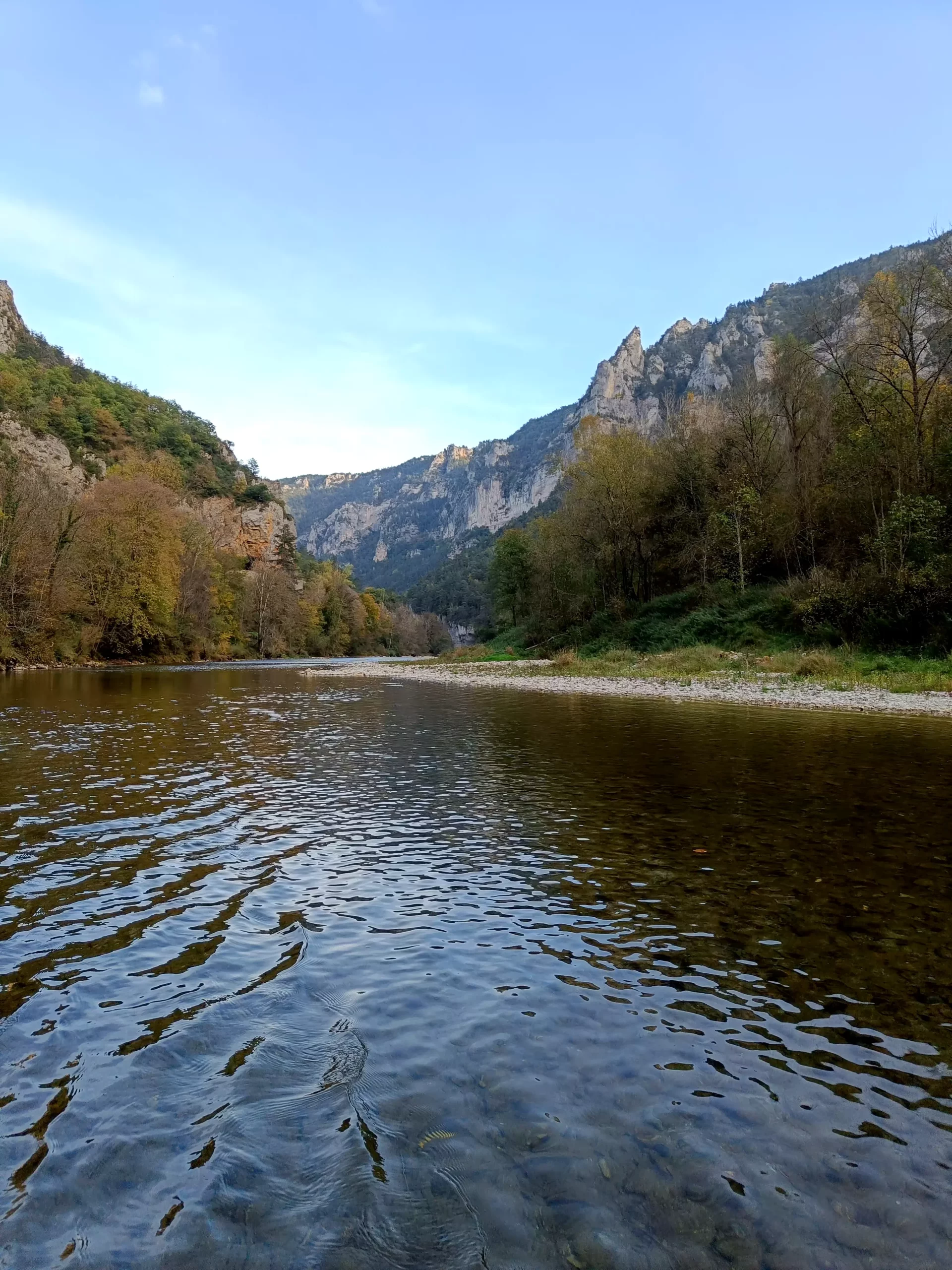 Rivière Tarn Automne