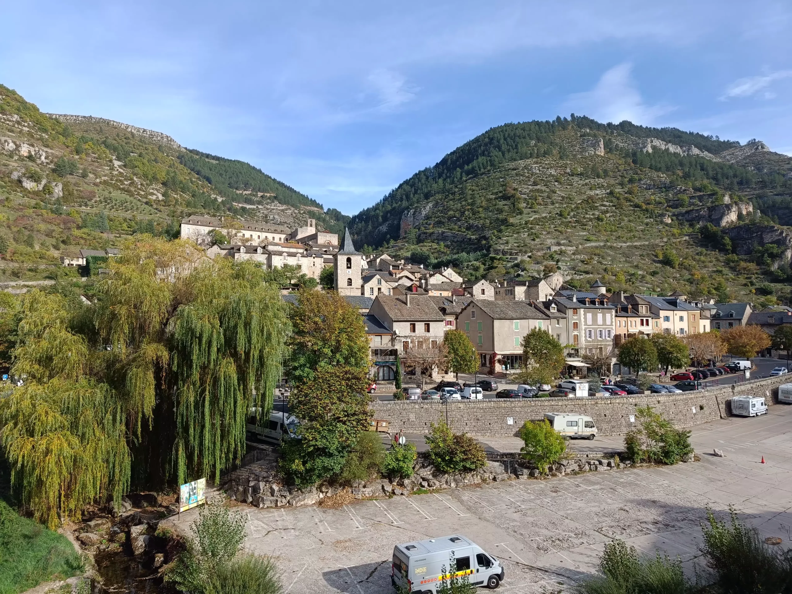 Sainte Enimie dans les Gorges du Tarn