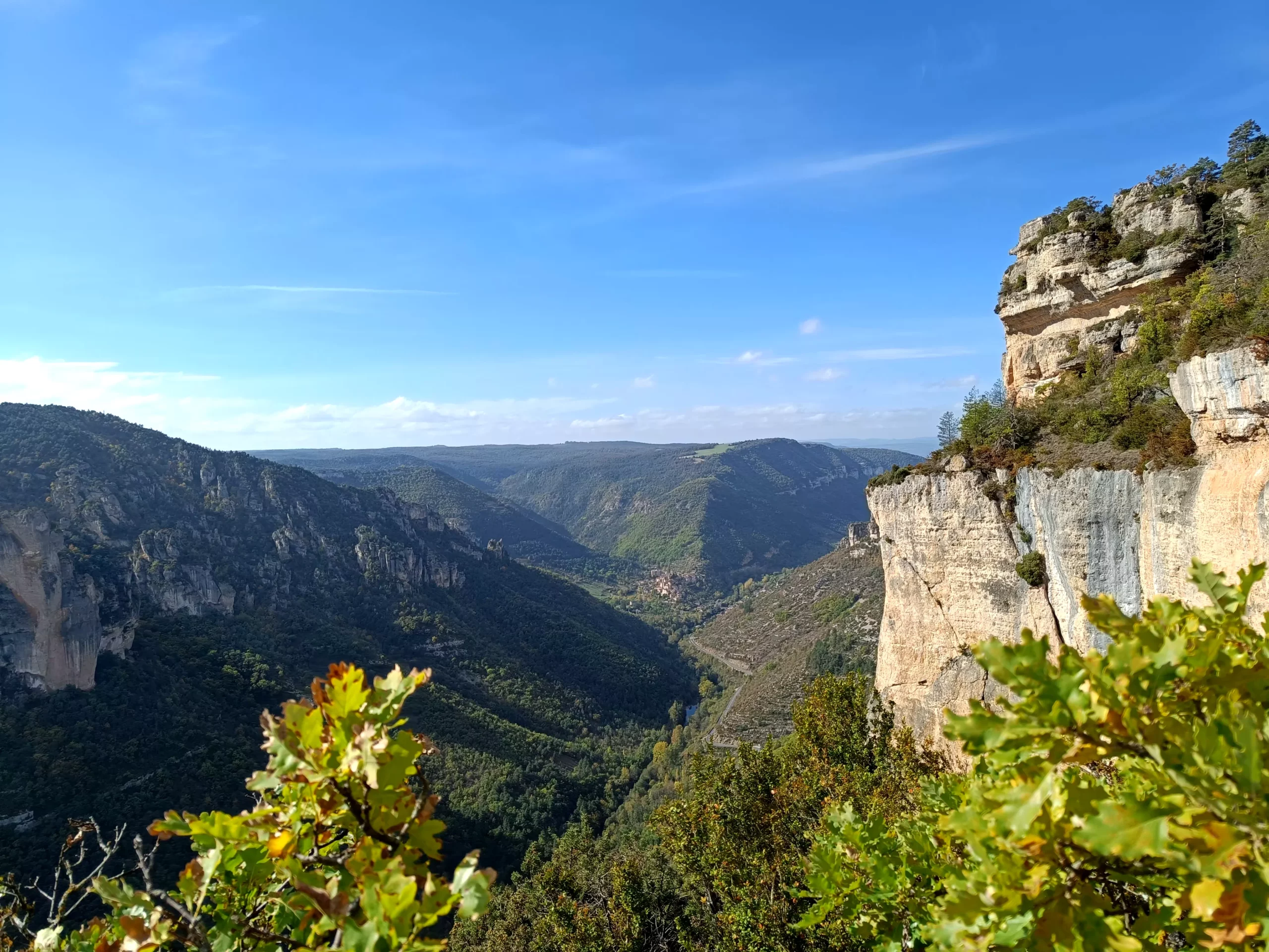 Vue Rozier randonnée