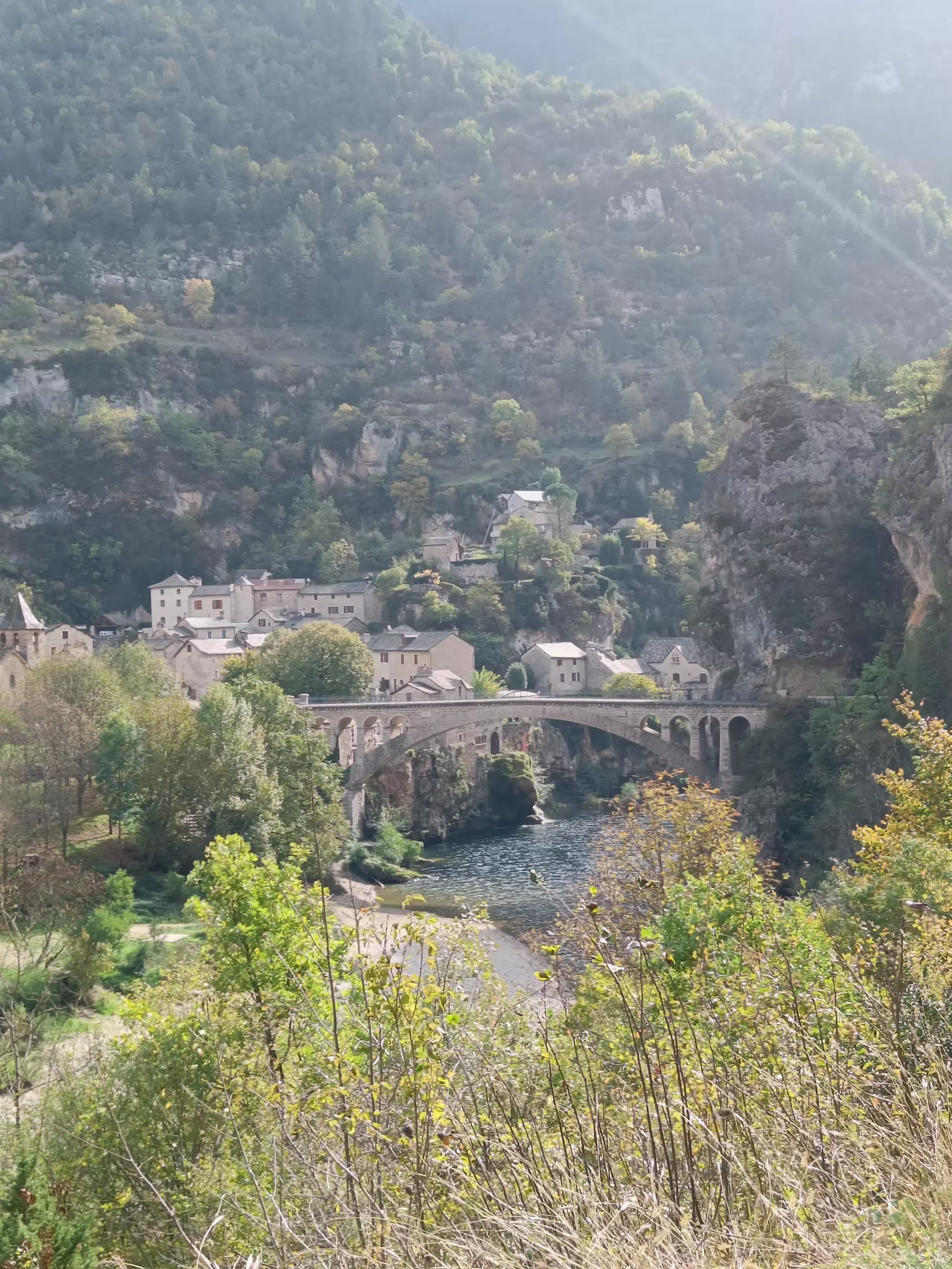 Pont St Chely du Tarn Automne