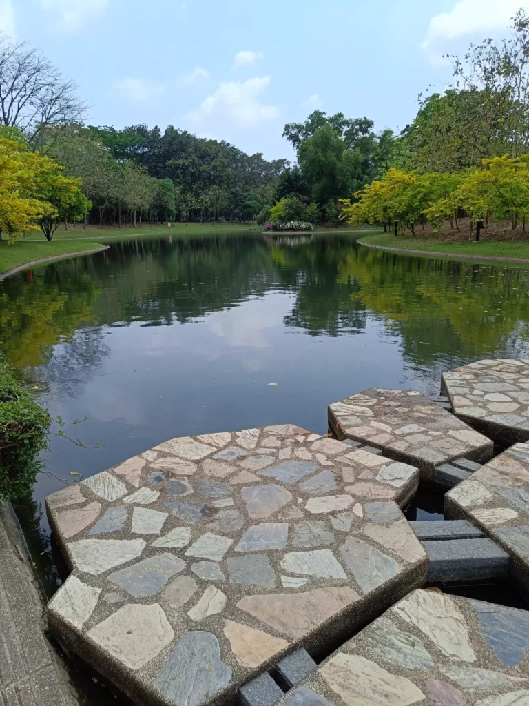 Plan d'eau Parc Chatauchak Bangkok